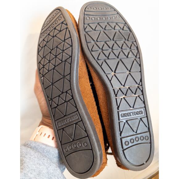 Minnetonka High Top Brown Suede Back Zip Boot Women’s 7.5 - Picture 7 of 8